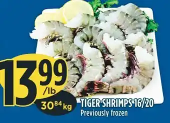 Marché Adonis Tiger shrimps offer