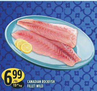 Marché Adonis Canadian rockfish fillet wild offer