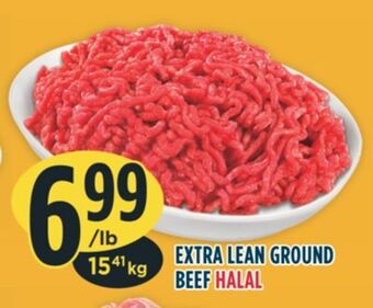 Marché Adonis Extra lean ground beef halal offer