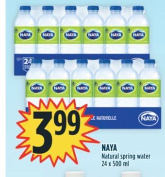 Marché Adonis Naya natural spring water offer