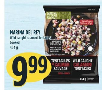 Marché Adonis Marina del rey wild caught calamari tentacles cooked offer