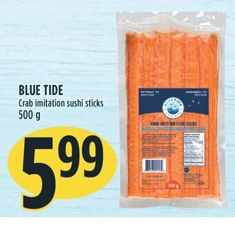 Marché Adonis Blue tide crab imitation sushi sticks offer