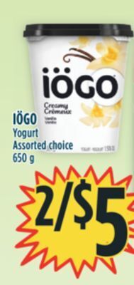 Marché Adonis Iögo yogurt offer