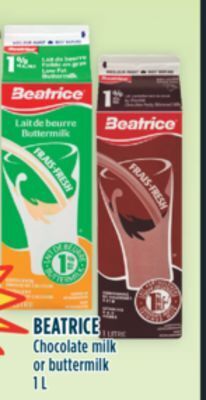 Marché Adonis Beatrice chocolate milk or buttermilk offer