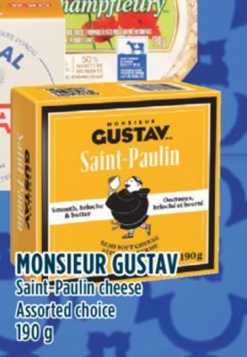 Marché Adonis Monsieur gustav saint-paulin cheese offer
