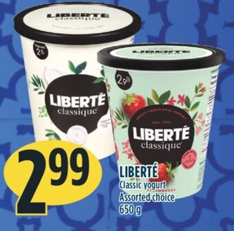 Marché Adonis Liberté classic yogurt offer