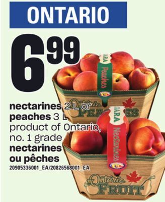 Independent City Market Nectarines, 2 l or peaches, 3 l offer