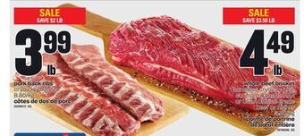 Independent City Market Pork back ribs, pkg 2's offer