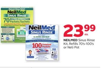 Rexall Neilmed sinus rinse kit, refills 70's-100's or neti pot offer
