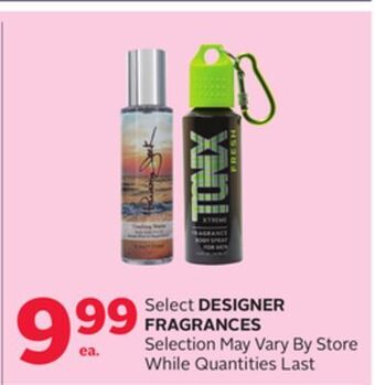 Rexall Select designer fragrances offer