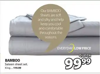 JYSK Bamboo sheets sheet set offer