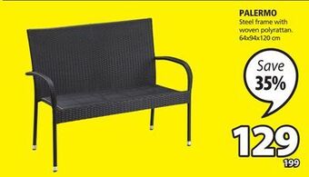 JYSK Palermo dining bench offer