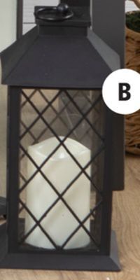JYSK Claus lantern with led candle offer