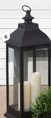 JYSK Hermod lantern with led candles offer