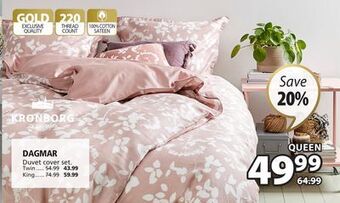JYSK Dagmar duvet cover set offer