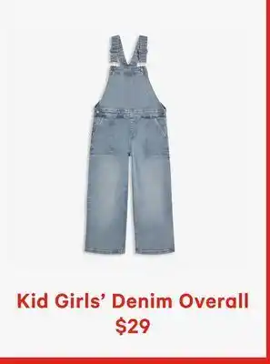 Joe Fresh Kid girls' denim overall offer