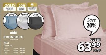 JYSK Nell sheet set offer