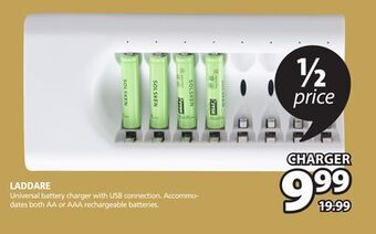 JYSK Laddare universal battery charger offer