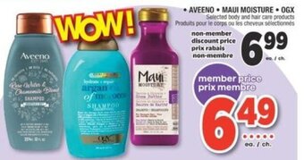 Jean Coutu AVEENO. MAUI MOISTURE OGX offer