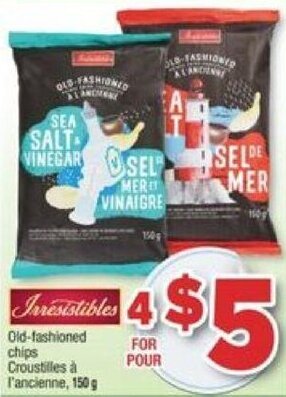 Jean Coutu Old-fashioned chips 150 g offer