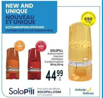 Jean Coutu SOLOPILL 500 mg, 650 mg offer