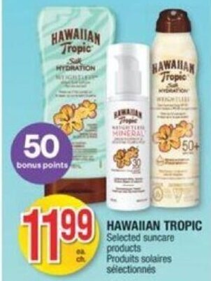 Jean Coutu HAWAIIAN TROPIC offer