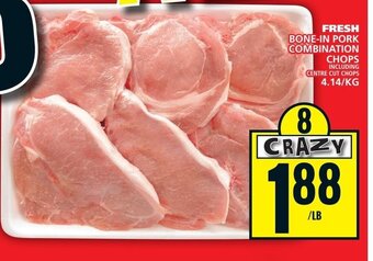 Food Basics FRESH BONE-IN PORK COMBINATION CHOPS offer