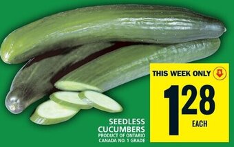 Food Basics SEEDLESS CUCUMBERS offer