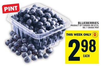 Food Basics BLUEBERRIES offer