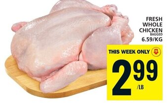 Food Basics FRESH WHOLE CHICKEN BAGGED offer