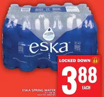 Food Basics ESKA SPRING WATER 24 X 500 ML offer