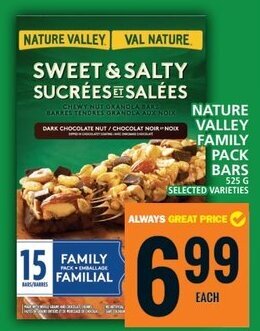 Food Basics NATURE VALLEY FAMILY PACK BARS offer