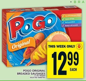 Food Basics POGO ORIGINAL BREADED SAUSAGES offer