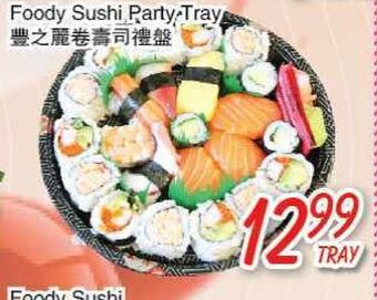 Foody Mart Foody sushi party-tray offer