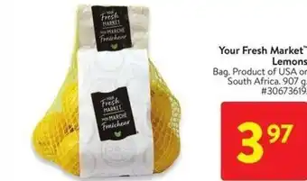 Walmart Your Fresh Market™ Lemons offer