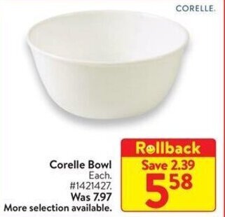 Walmart Corelle Bowl offer