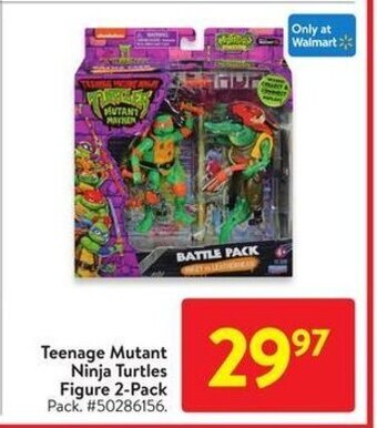 Walmart Teenage Mutant Ninja Turtles Figure 2-Pack offer