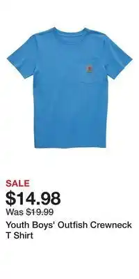 Mark's Youth boys' outfish crewneck t shirt offer