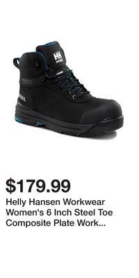 Mark's Helly hansen workwear women's 6 inch steel toe composite plate work bergen waterproof work boots offer