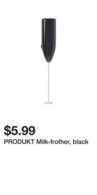IKEA Produkt milk-frother, black offer