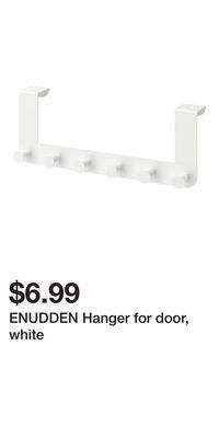 IKEA Enudden hanger for door, white offer