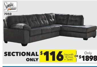 Surplus Furniture Accrington granite 2-piece right sectional offer