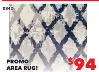 Surplus Furniture Dark blue 5 x 8 promo area rug offer