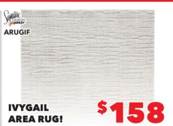 Surplus Furniture Ivygail fog 5x7 area rug offer