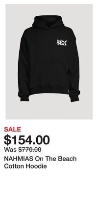 Holt Renfrew Nahmias on the beach cotton hoodie offer