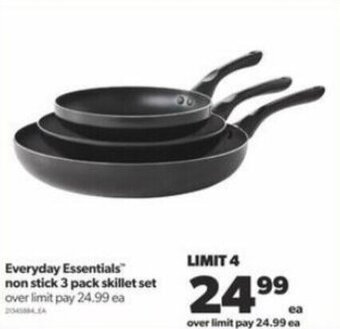 Real Canadian Superstore Everyday Essentials non stick 3 pack skillet set offer