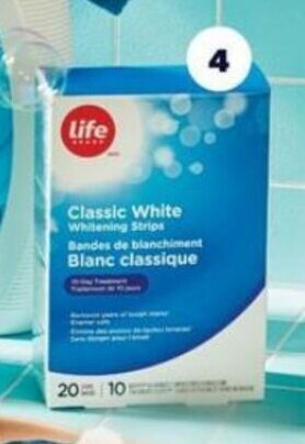 Real Canadian Superstore Life Brand whitening strips offer