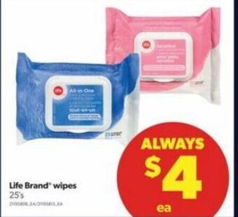 Real Canadian Superstore Life Brand wipes offer