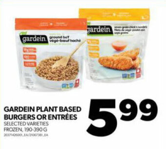 Real Canadian Superstore GARDEIN PLANT BASED BURGERS OR ENTRÉES offer