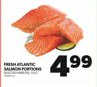 Real Canadian Superstore FRESH ATLANTIC SALMON PORTIONS offer